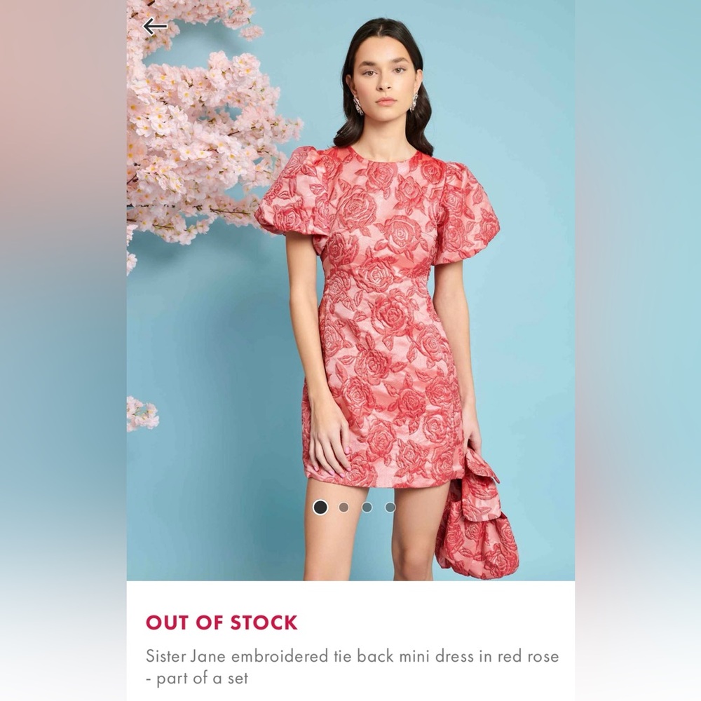Sister Jane Red Rose Mini Dress